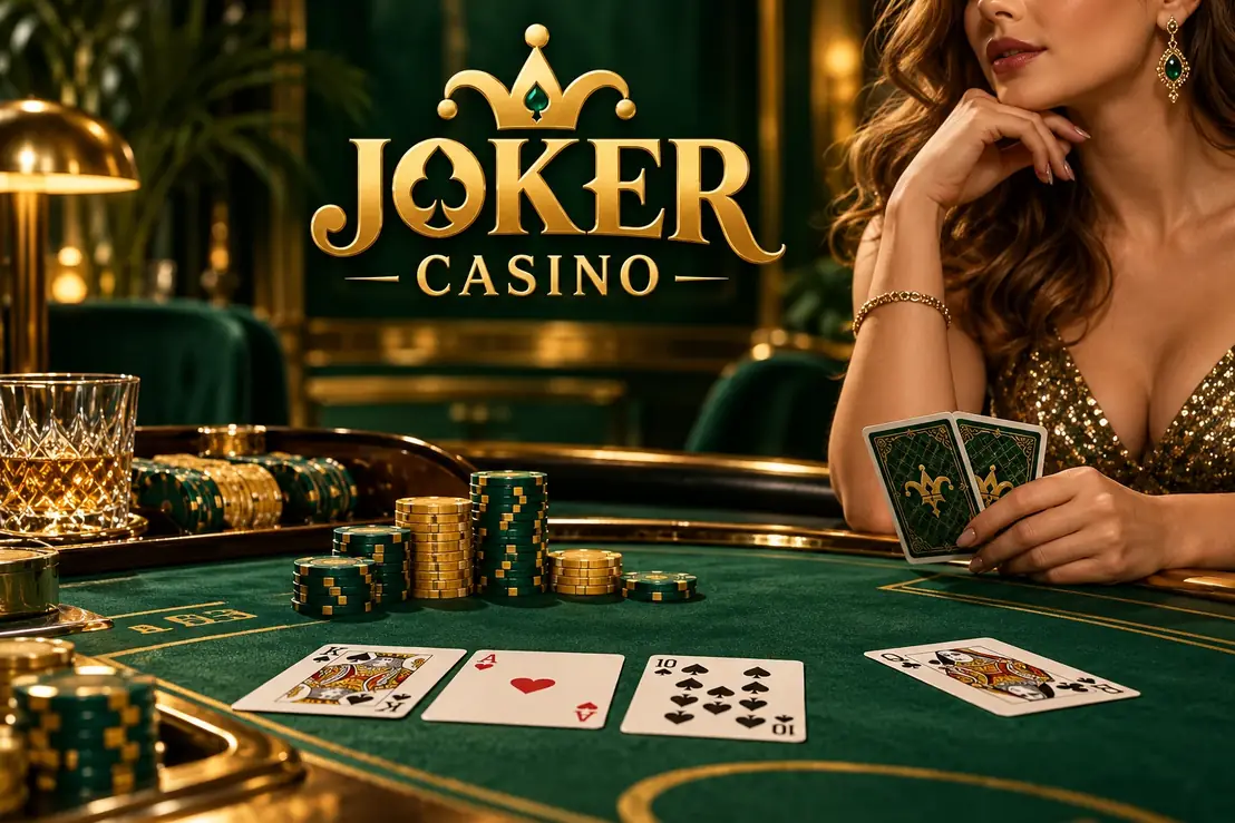 Ilustración: blackjack en Joker Casino