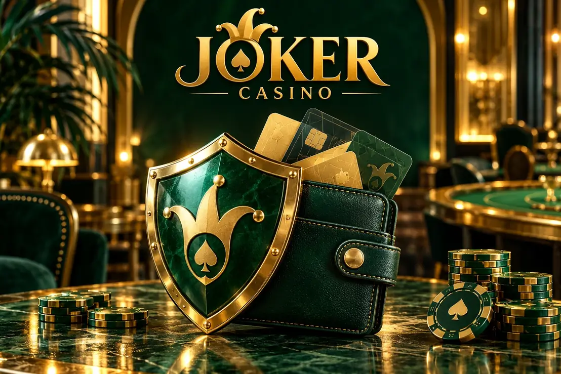 Ilustración: pagos en Joker Casino